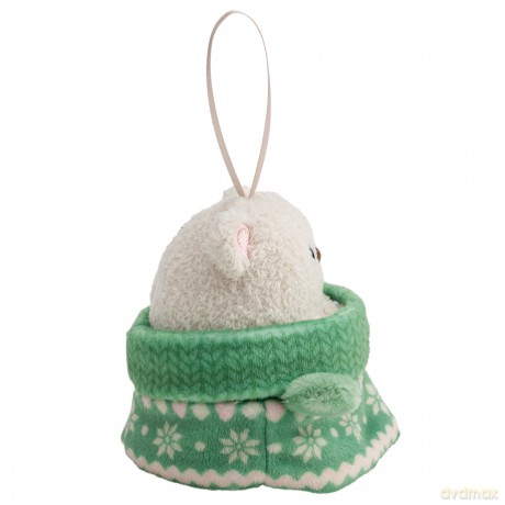 NICI Zestaw pluszak miś Snono 8 cm z czapką i strojem sweterkiem, w pudełku prezentowym 8,5 × 6,5 × 10 cm