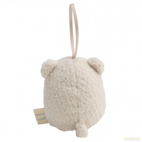 NICI Zestaw pluszak miś Snono 8 cm z czapką i strojem sweterkiem, w pudełku prezentowym 8,5 × 6,5 × 10 cm