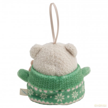 NICI Zestaw pluszak miś Snono 8 cm z czapką i strojem sweterkiem, w pudełku prezentowym 8,5 × 6,5 × 10 cm
