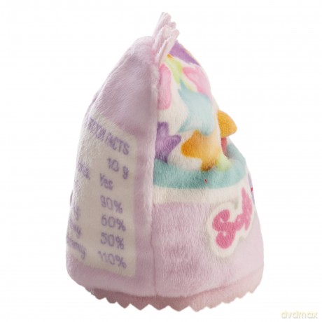 NICI Zestaw pluszak kogut Keko 8 cm z gwiazdką i strojem opakowania żelków, w pudełku prezentowym 8,5 × 6,5 × 10 cm