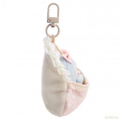 NICI Zestaw pluszak pingwin Waddle 7 cm z piłką i łóżeczkiem z karabińczykiem, w pudełku prezentowym 8,5 × 6,5 × 13 cm