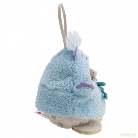 NICI Zestaw pluszak foka Yuki 8 cm z płatkiem śniegu i strojem Yeti, w pudełku prezentowym 8,5 × 6,5 × 10 cm