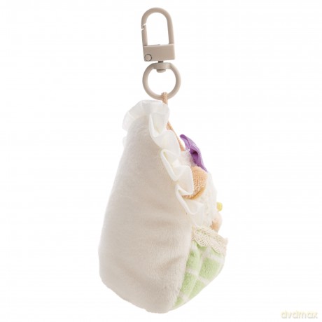 NICI Zestaw pluszak owca Wools 7 cm z księżycem i łóżeczkiem z karabińczykiem, w pudełku prezentowym 8,5 × 6,5 × 13 cm