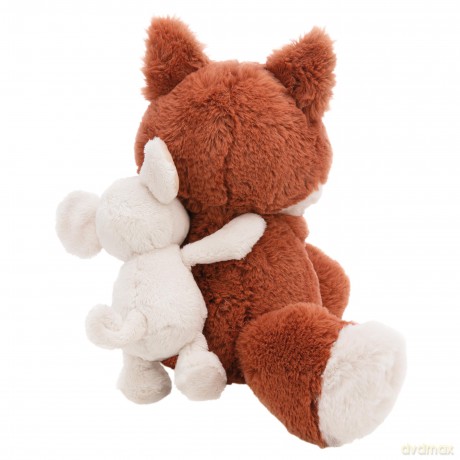 NICI Pluszak Love lis Miro 28 cm z sercem i myszą Mira 15 cm