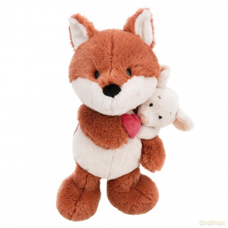 NICI Pluszak Love lis Miro 28 cm z sercem i myszą Mira 15 cm