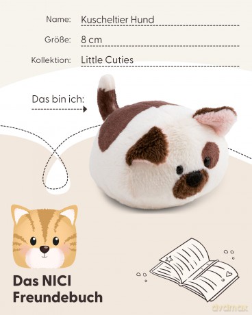 NICI Pluszak pies 8 cm