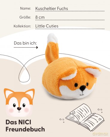 NICI Pluszak lis 8 cm