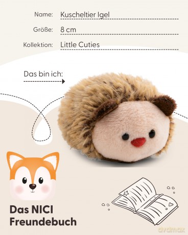 NICI Pluszak jeż 8 cm