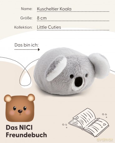 NICI Pluszak koala 8 cm