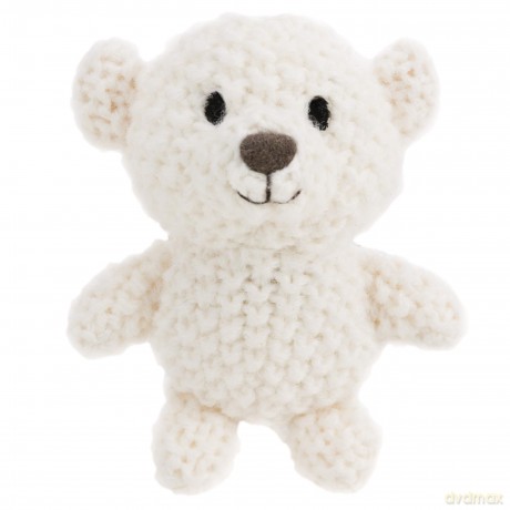 NICI Pluszak wydra Ophelio 25 cm stojąca z dzierganym misiem Teddy 7 cm