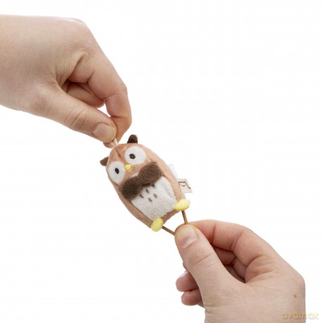 NICI Pluszak sowa Hoo 5 cm na karcie