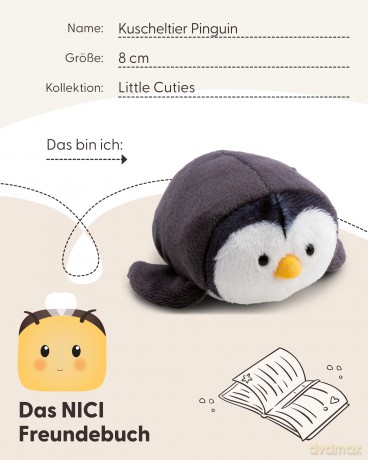 NICI Pluszak pingwin 8 cm