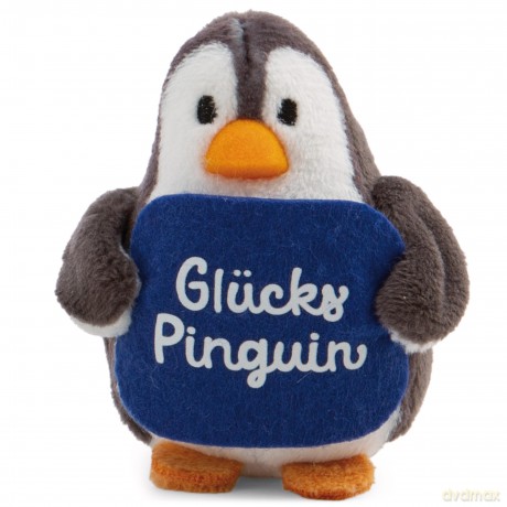 NICI Pluszak pingwin z napisem Glücks Pinguin 7 cm