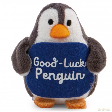 NICI Pluszak pingwin z napisem Good-Luck Penguin 7 cm