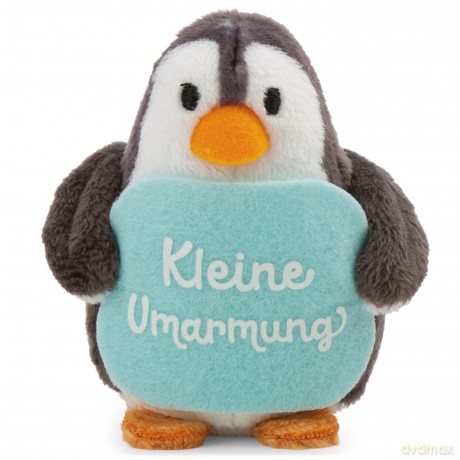 NICI Pluszak pingwin z napisem Kleine Umarmung 7 cm
