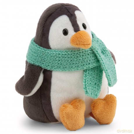 NICI Pluszak pingwin z szalikiem 12 cm siedzący