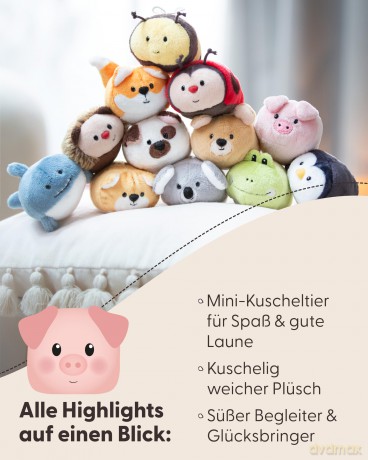NICI Pluszak świnka 8 cm