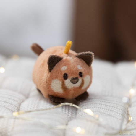NICI Pluszak panda ruda Akai 5 cm na karcie