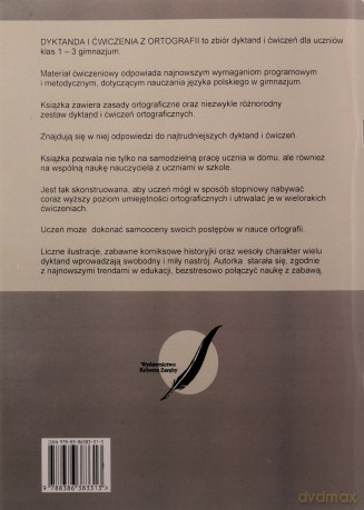 Dyktanda i ćwiczenia z ortografii Gimnazjum klasa 1-3 [KSIĄŻKA]