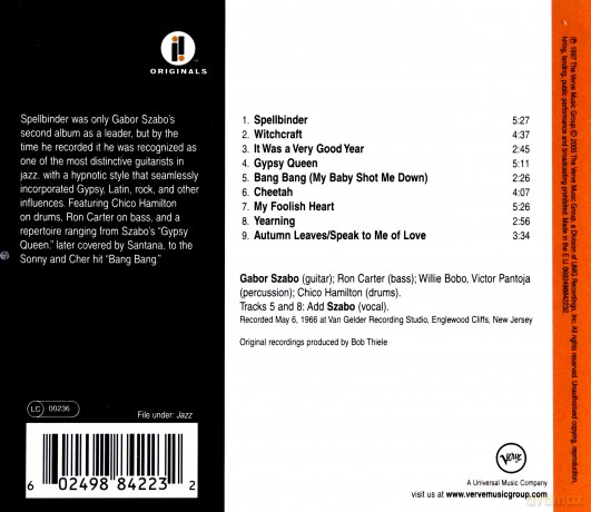 Gabor Szabo: Spellbinder [CD]