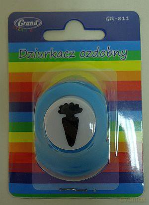 Dziurkacz mały 1,8 cm- Marchew