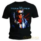 Terminator: Half Face Black M [T-SHIRT]