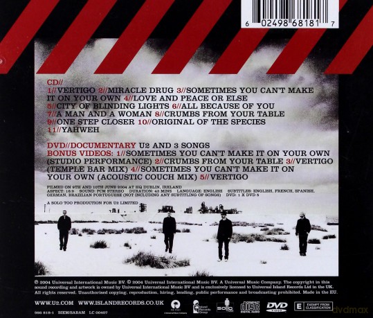 U2: How To Dismantle An Atomic Bomb [CD]+[DVD]