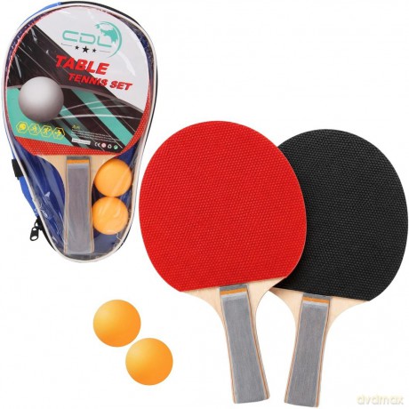 Paletki do ping ponga w pokrowcu