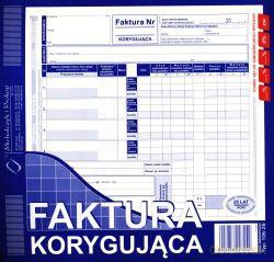 Faktura korygująca 2/3 A4 106-2E