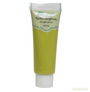 Farba akrylowa 120 ml żółty ziemisty