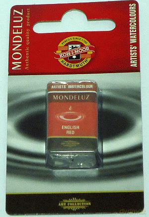 Farba akwarelowa Mondeluz czerwona angielska
