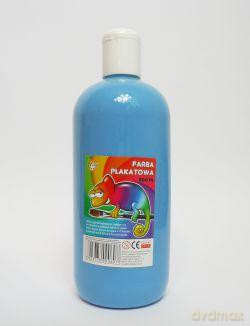 Farba plakatowa fluorescencyjna 500 ml niebieska