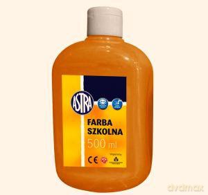Farba szkolna 500ml Jasnobrązowa