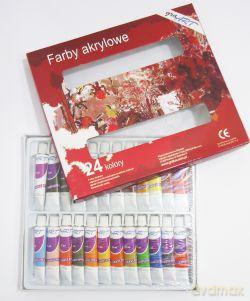 Farby akrylowe 24x12ml