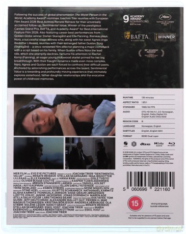 Sentimental Value (Wartość sentymentalna) [Blu-Ray]