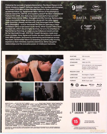 Sentimental Value (Wartość sentymentalna) [Blu-Ray]