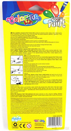 Farby Colorino w pędzelku - 5 kolorów