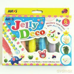 Farby dekoracyjne Jelly Deco 6x10,5ml