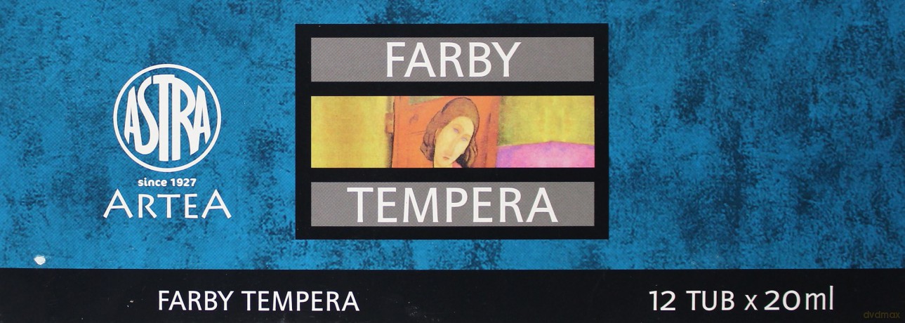Farby tempera 12 kolorów/20 ml