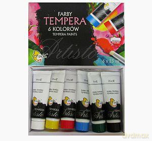 Farby tempera Aristo 6 kolorów