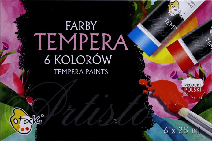 Farby tempera Aristo 6 kolorów