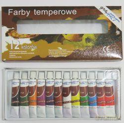 Farby temperowe 12x12ml