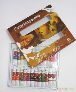 Farby temperowe 24x12ml