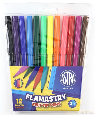 Flamastry 12 kolorów