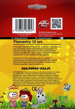 Flamastry 12 kolorów