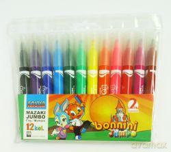 Flamastry Bonnini Jumbo 12 kolorów
