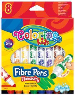 Flamastry Jumbo zmywalne 8 kolorów