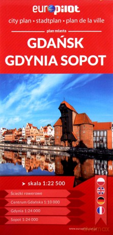 Gdańsk, Gdynia, Sopot. Plan miasta. 1:22 500 [KSIĄŻKA]