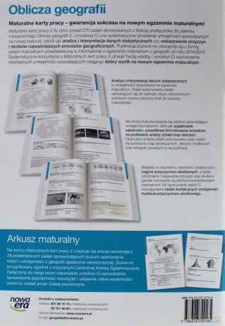 Geografia Oblicza geografii LO klasa 2 Maturalne karty pracy [KSIĄŻKA]
