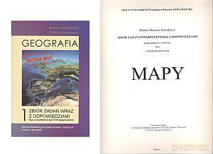 Geografia Zbiór zadań wraz z odpowiedziami część 1 + mapy [KSIĄŻKA]